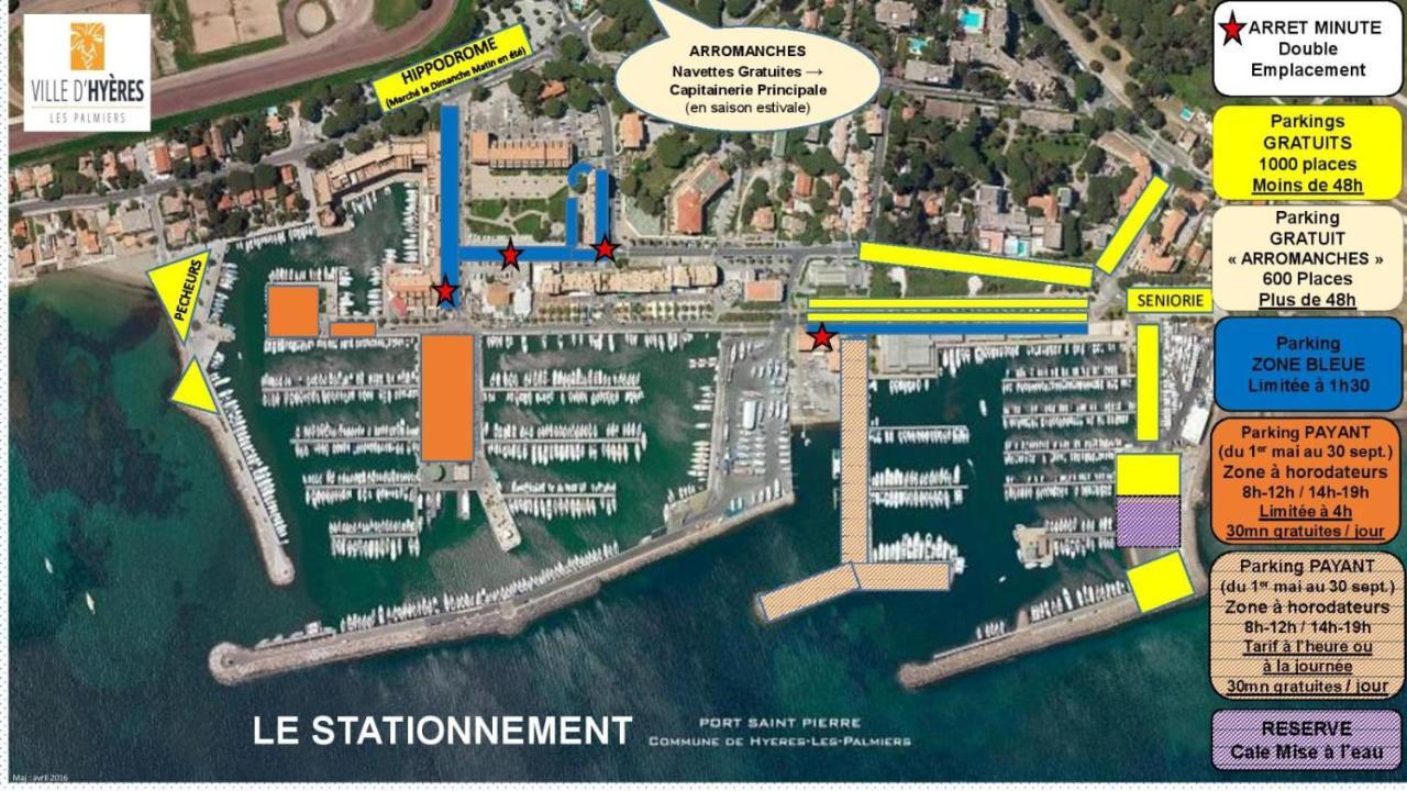 Port La Gavine Vue Mer Hyeres Exterior photo